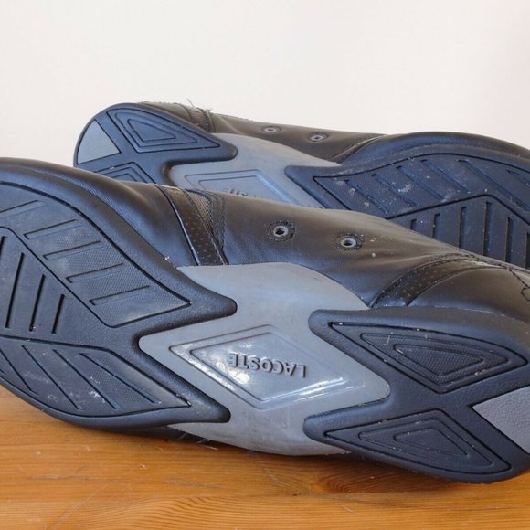 LACOSTE Protect Men's Casual Black Leather Loafer Shoes Size 12 US - Picture 9 of 11